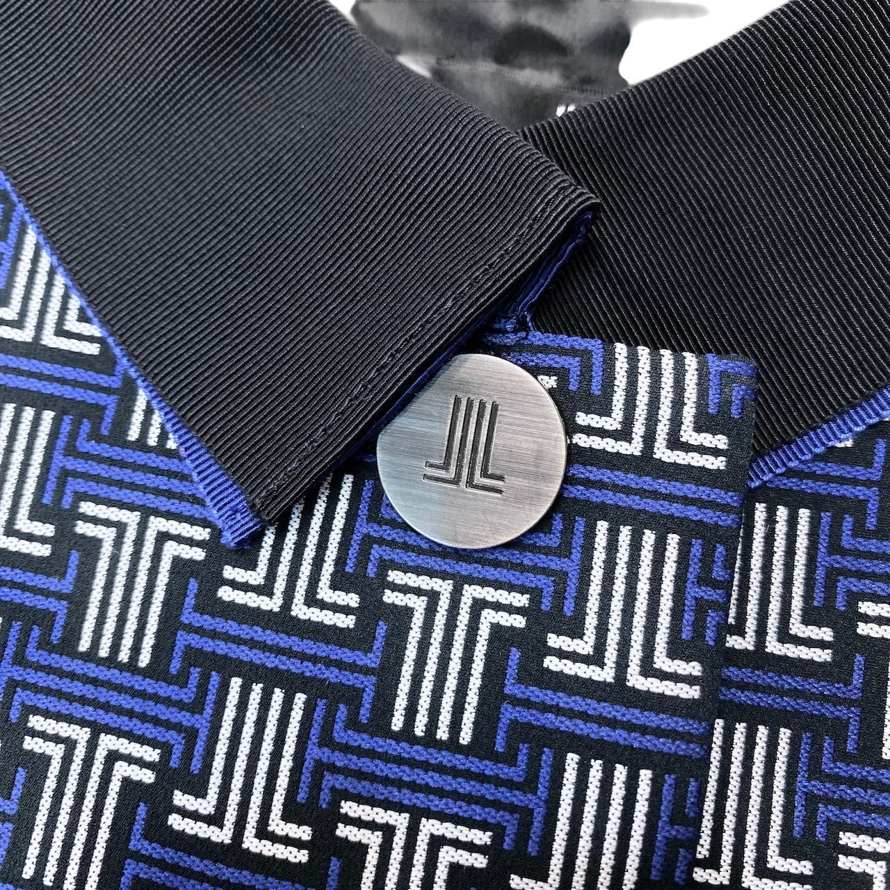 If8 【未使用タグ付】 LANVIN COLLECTION ランバンコレクション 定価16.5万円 セットアップ モノグラム ジャガーベスト ハーフパンツ サイズ36 ブルー レディース 女性用u02t