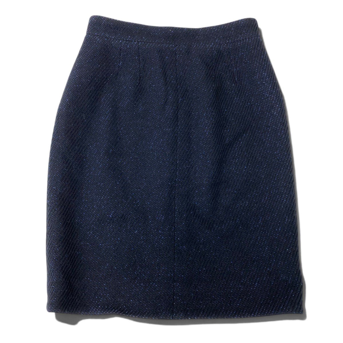 Ci13 CHANEL シャネル 2008年 タイトスカート 膝丈スカート ココマークボタン フランス製 P34132 36 ブラック レディース 女性用u02t