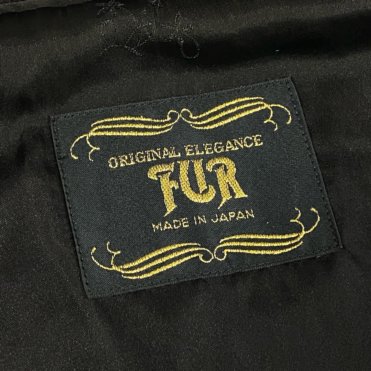 18a16 Black Jewel ダークミンク フリンジポンチョ ケープ コート F ブラック 本毛皮 Mink Fur Cape Coat 日本製t18r