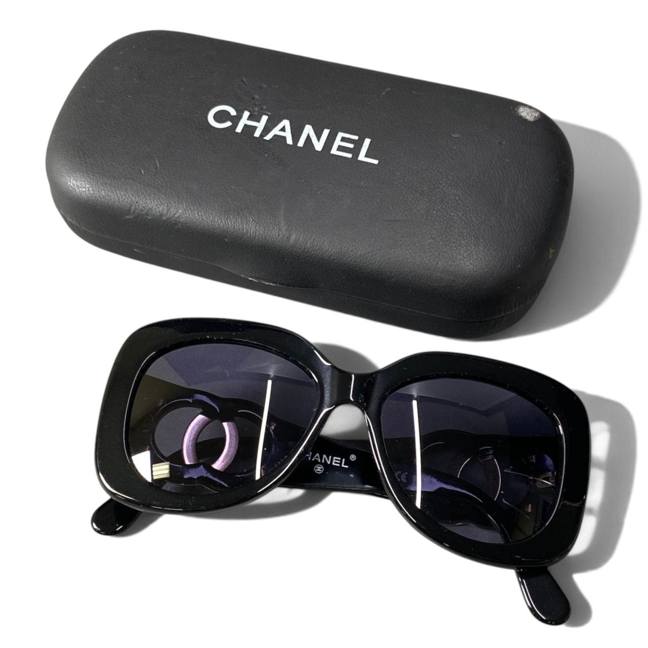 h12 CHANEL ココマーク サングラス アイウェア 05253 94305 ブラック ゴールド レディース 女性用ta1