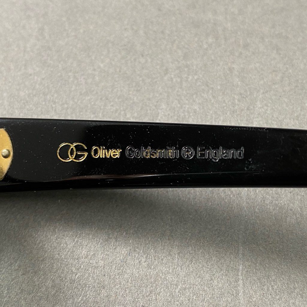 23f23 Oliver Goldsmith オリバー ゴールドスミス PELOTA ぺロタ メガネ 眼鏡 アイウェア 50□19 ブラック クリア 日本製