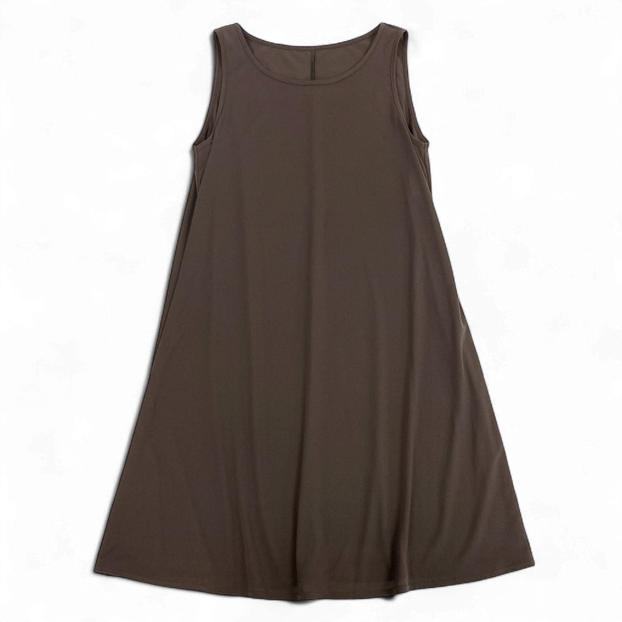 64k19 TOKUKO 1er VOL トクコプルミエヴォル ロング シアーワンピース 長袖ワンピース 総柄プリント ペチコート付 レディース 女性用 9 ブラウンu02t