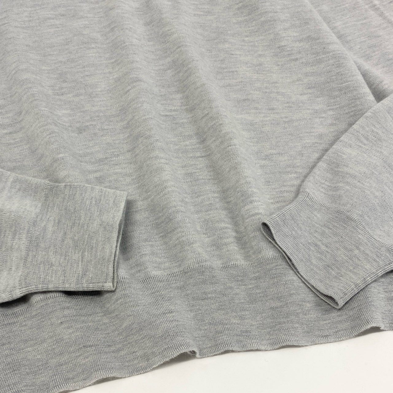 54g10 MANRICO CASHMERE マンリコ カシミヤ タートルネックニットセーター カシミヤセーター サイズ4 ライトグレー カシミヤ