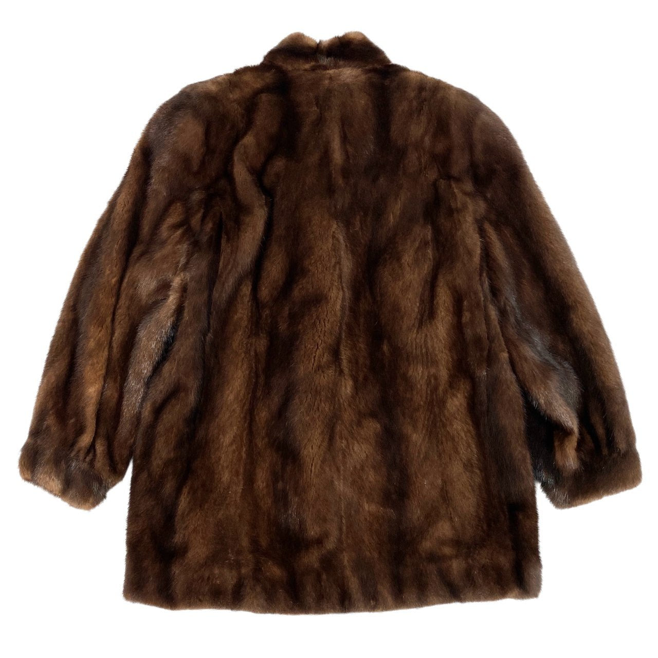41L12 デミバフミンク ミンクコート セミロングコート 毛皮コート 15 ブラウン系 ミンクファー レディースu02t