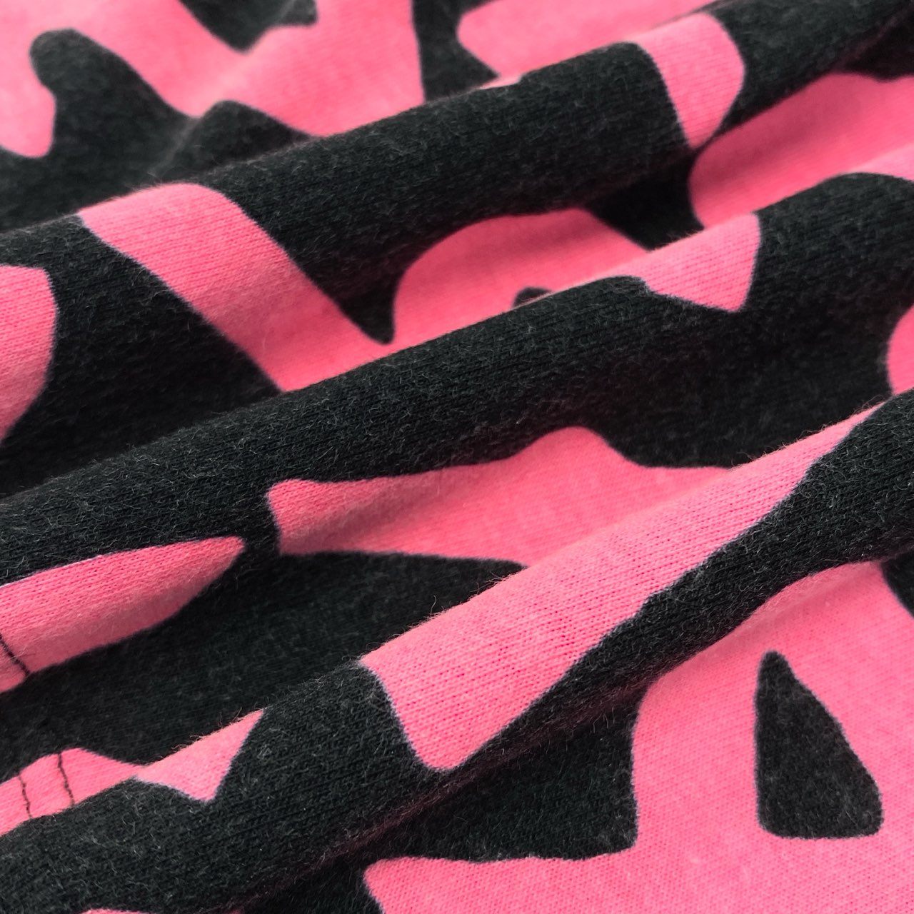 86a15 【Vintage】LOUIS VUITTON ルイヴィトン グラフィティ 半袖Tシャツ サイズXS ブラック ピンク レディース トップスk02i