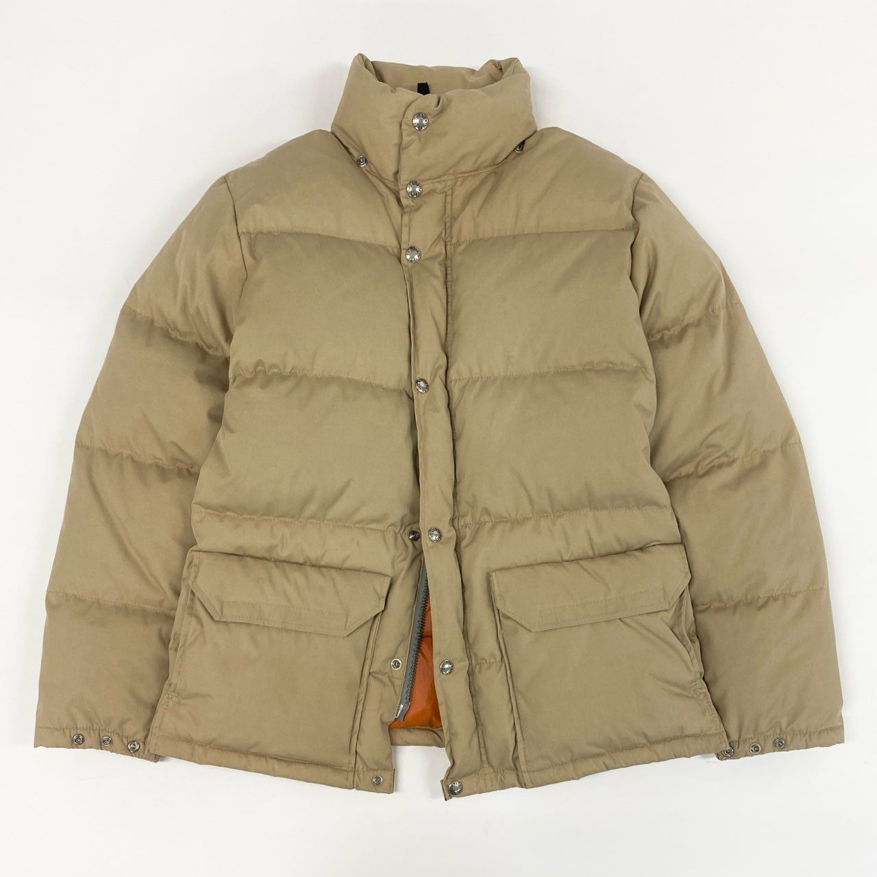 9h4 THE NORTH FACE ザノースフェイス 70s~80s USA製 茶タグ VINTAGE ダウンジャケット アウター XS ベージュ 画像参照 メンズk02i