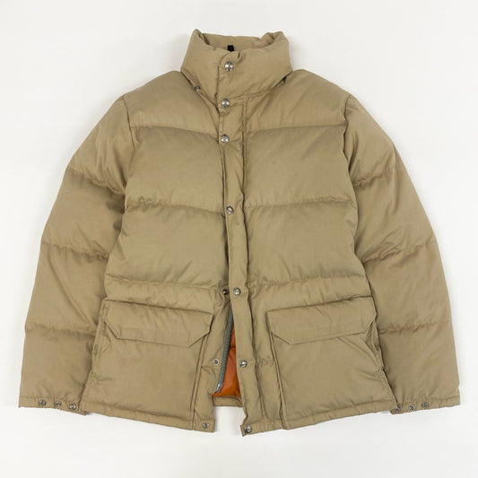 9h4 THE NORTH FACE ザノースフェイス 70s~80s USA製 茶タグ VINTAGE ダウンジャケット アウター XS ベージュ 画像参照 メンズk02i