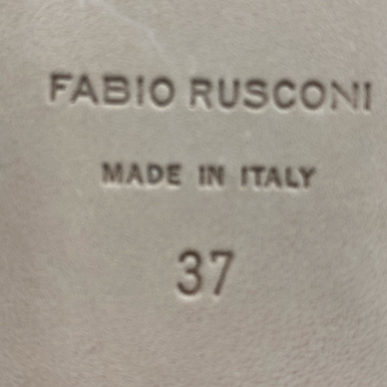 1f13 【新品】FABIO RUSCONI ファビオルスコーニ キルティング フラットシューズ バレエシューズ サイズ37 ベージュ レザー レディース