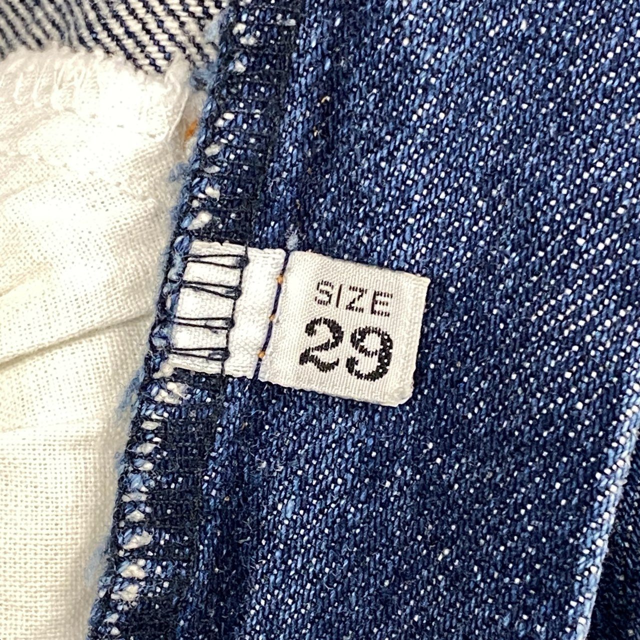 75j29 ARMANI JEANS アルマーニジーンズ デニムパンツ  ボトム ジップフライ イタリア製 29サイズ インディゴ メンズu02t