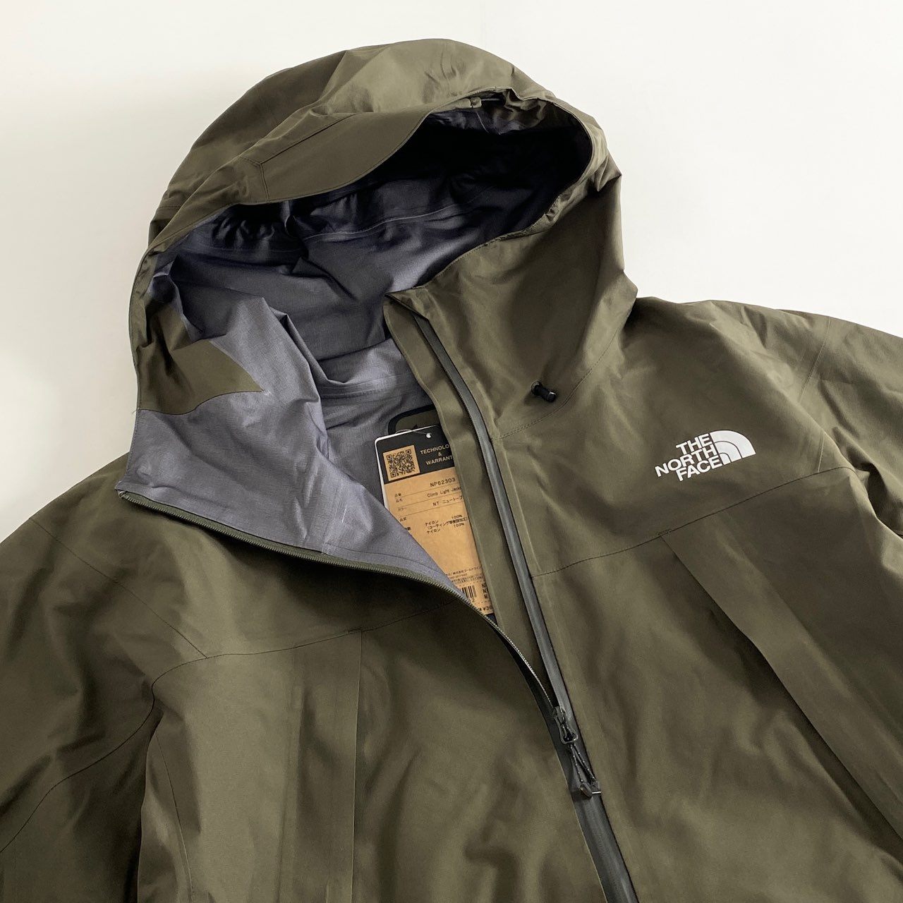 27h21 《新品保管品》 THE NORTH FACE ザ ノースフェイス Climb Light Jacket クライムライトジャケット ナイロンジャケット NP62303 M カーキ ニュートーブ ナイロン GORE-TEX メンズ