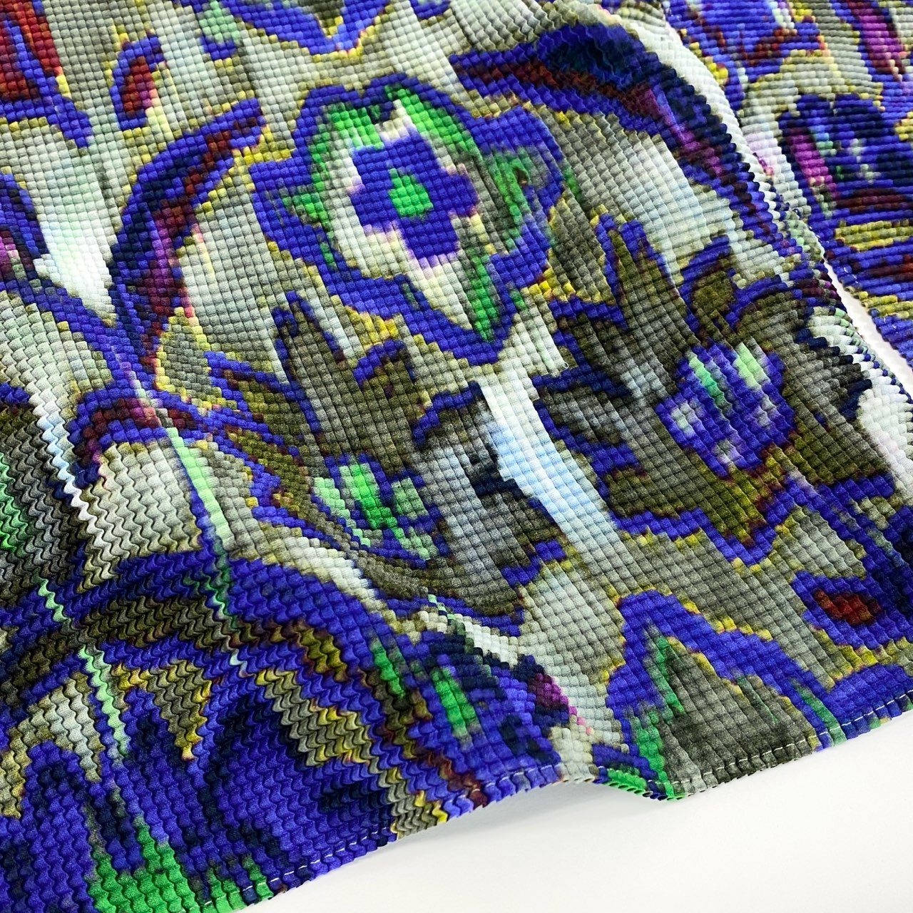 Id6 ISSEY MIYAKE me ミー イッセイミヤケ マルチカラー プリーツ カットソー トップス  プリーツプリーズta1