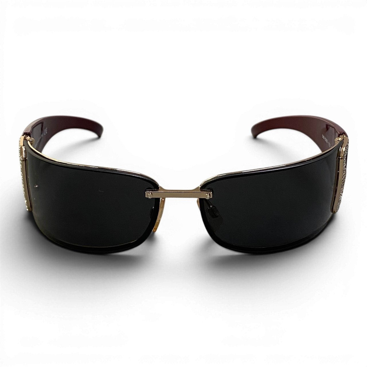 e13 DOLCE&GABBANA ドルチェアンドガッバーナ DG リムレスサングラス Rimless Sunglasses DG826S ブラック ボルドー アイウェア D&G ドルガバt18r