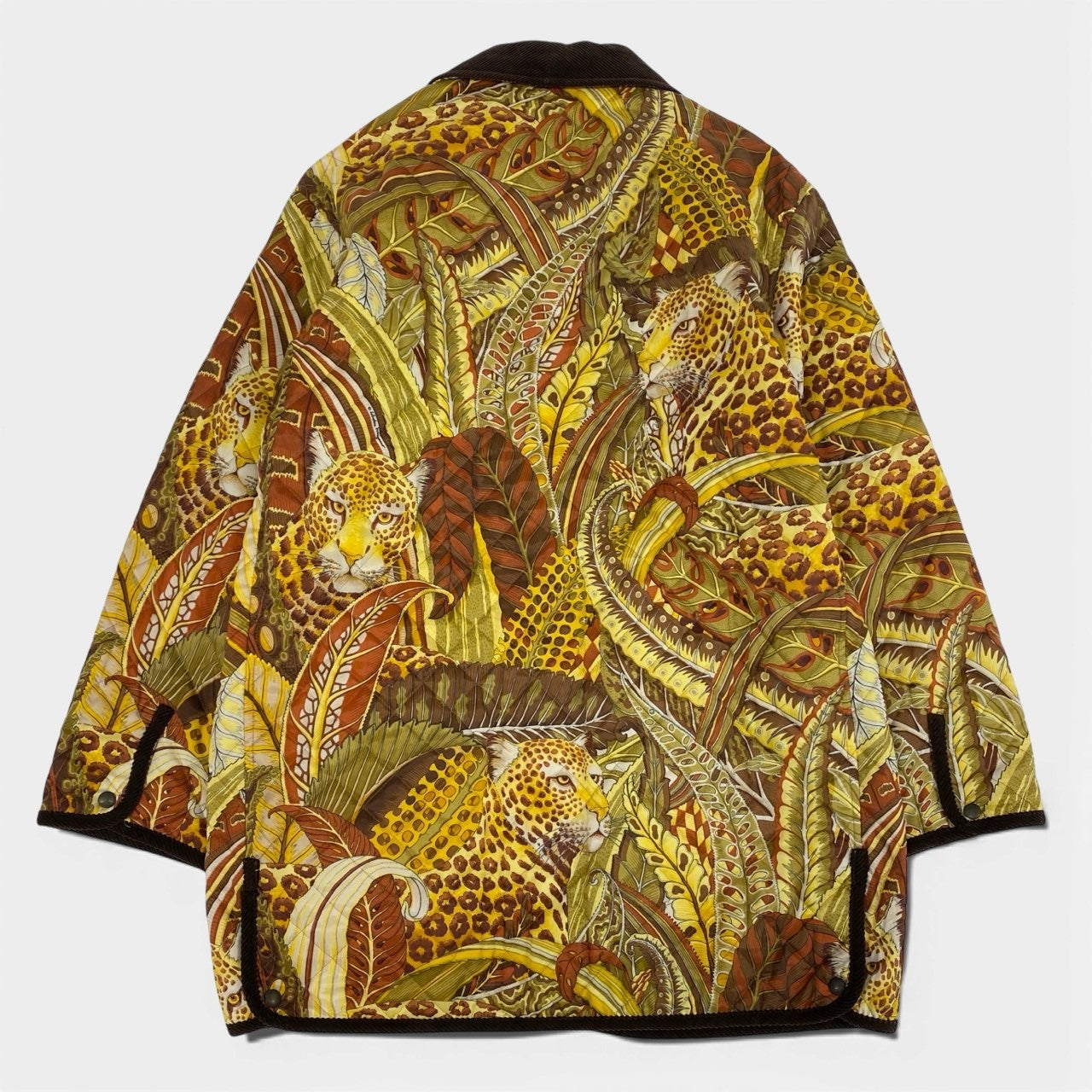 1L27 Vintage Salvatore Ferragamo ヴィンテージ サルヴァトーレ フェラガモ Allover Pattern Quilted  キルティング Jacket Size L レディース 女性用k02i