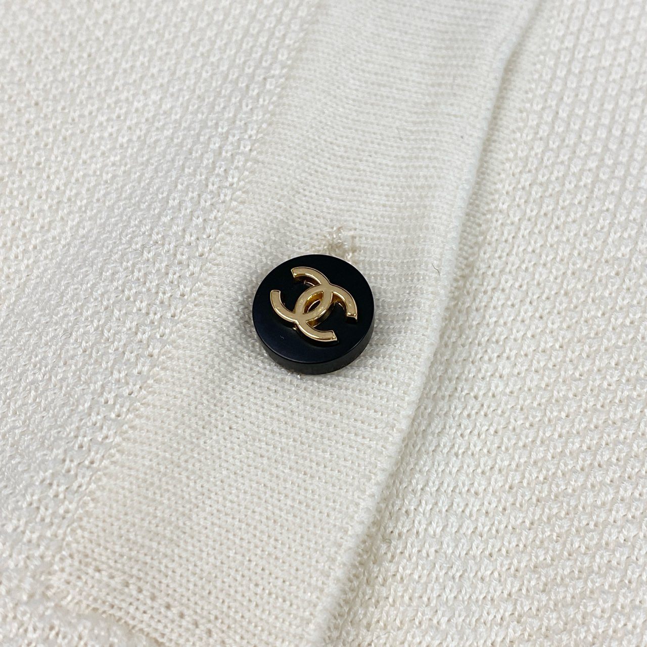 d7 CHANEL シャネル 96C 1996クルーズライン P05990 半袖ワンピース サイズ44 ホワイト レディースk02i
