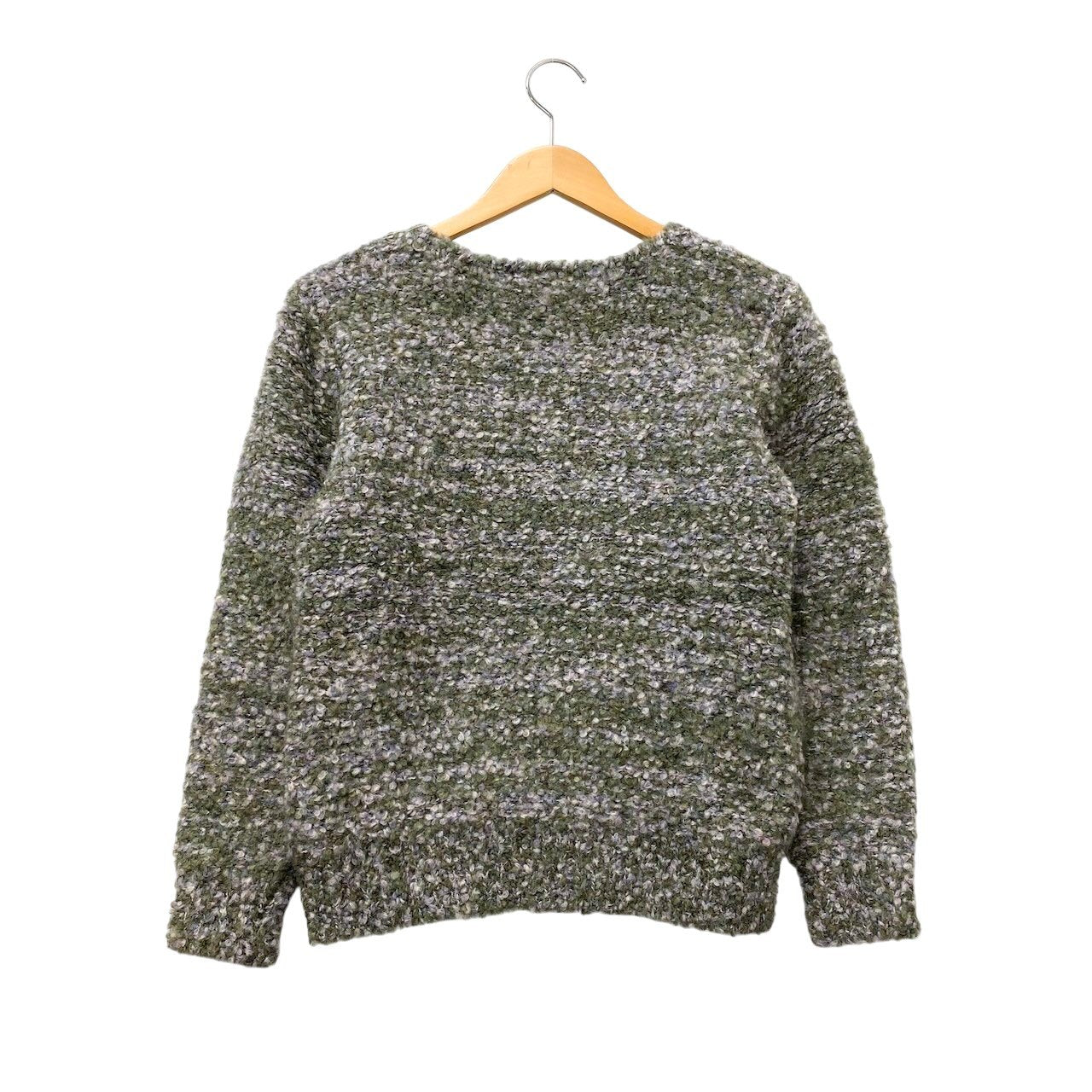 58g7 Christian Dior クリスチャンディオール ミックスカラー ニットセーター 厚手 サイズM マルチカラー レディース 女性用o07t
