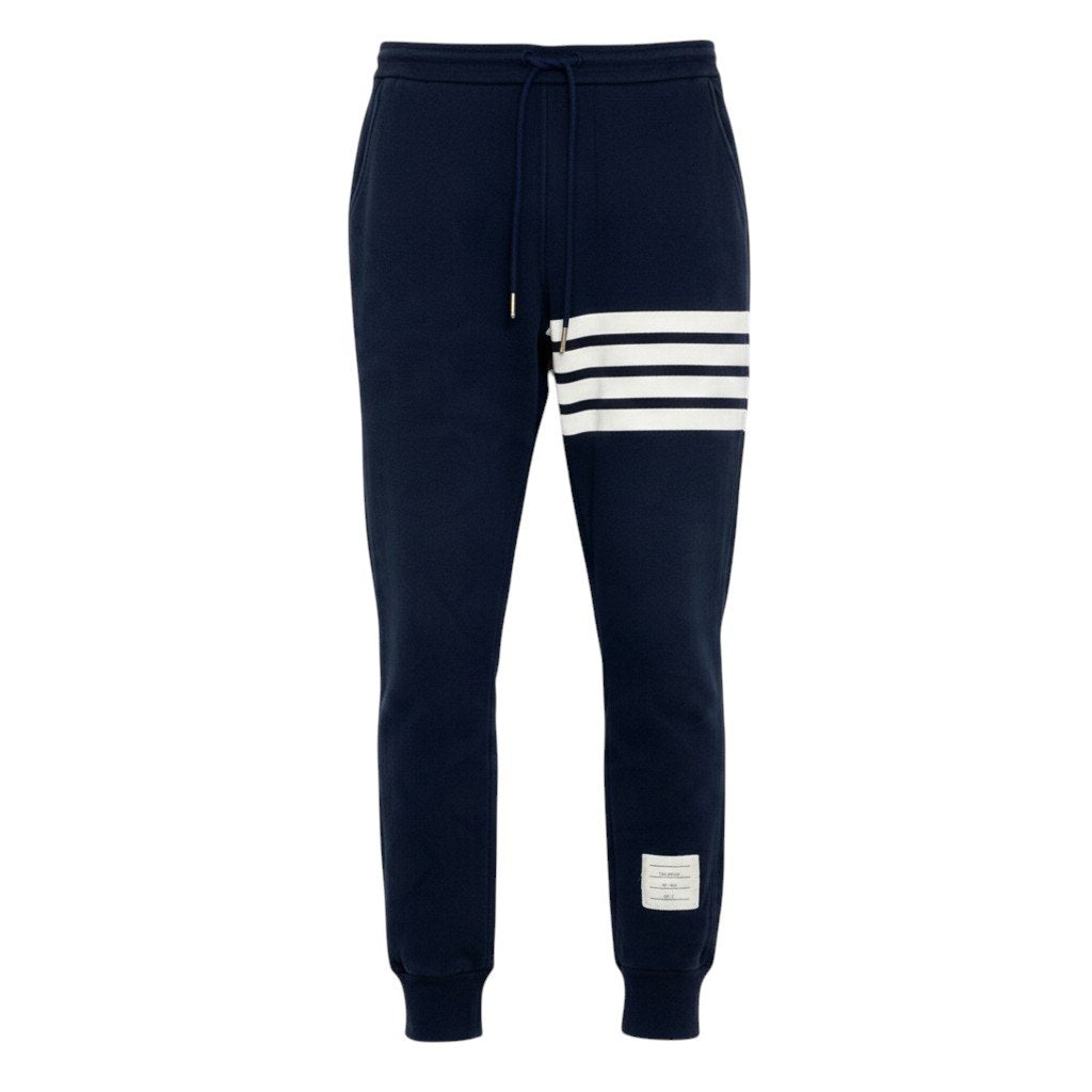 Mj13 THOM BROWNE トムブラウン クラシックループバック 4バー スウェットパンツ ボトムス 日本製 MJQ008H-00535461 0 ネイビー コットン メンズo07t