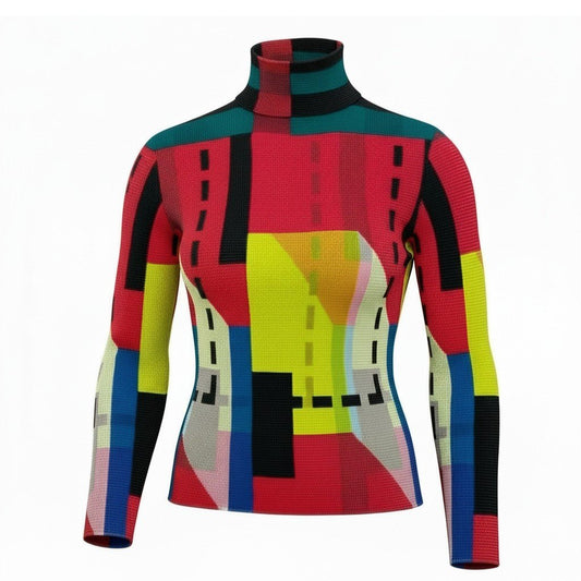 Ac2 ME ISSEY MIYAKE ミーバイ イッセイミヤケ プリーツカットソー 長袖トップス サイズフリー マルチカラー レディースk02i