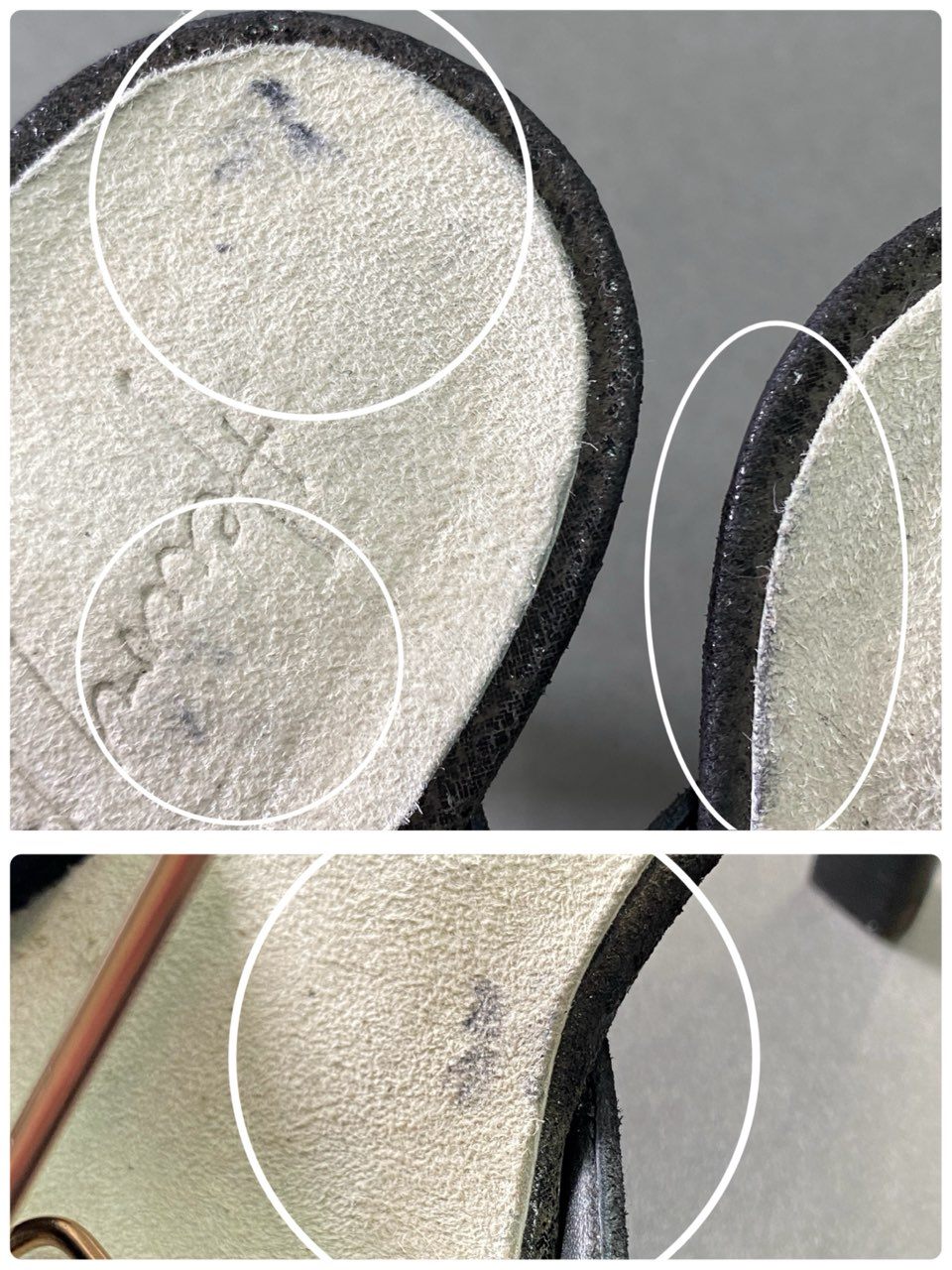 4d16 定価￥85.800 HENRY BEGUELIN ヘンリーべグリン SUEDE BAGBATO NERO スエード 濡れ加工 サンダル 37 1/2 ブラック レザー タッセル シューズ 夏