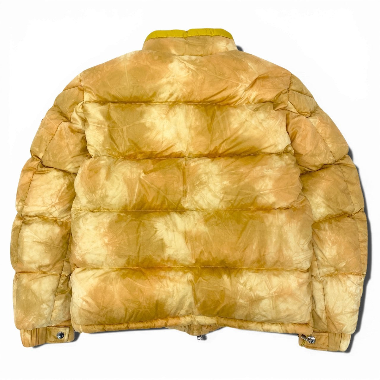 87l20 MONCLER モンクレール ダウンジャケット COSTES タイダイ ダブルジップ アウター E20914082285 V0061 1サイズ オレンジ系 メンズo07t