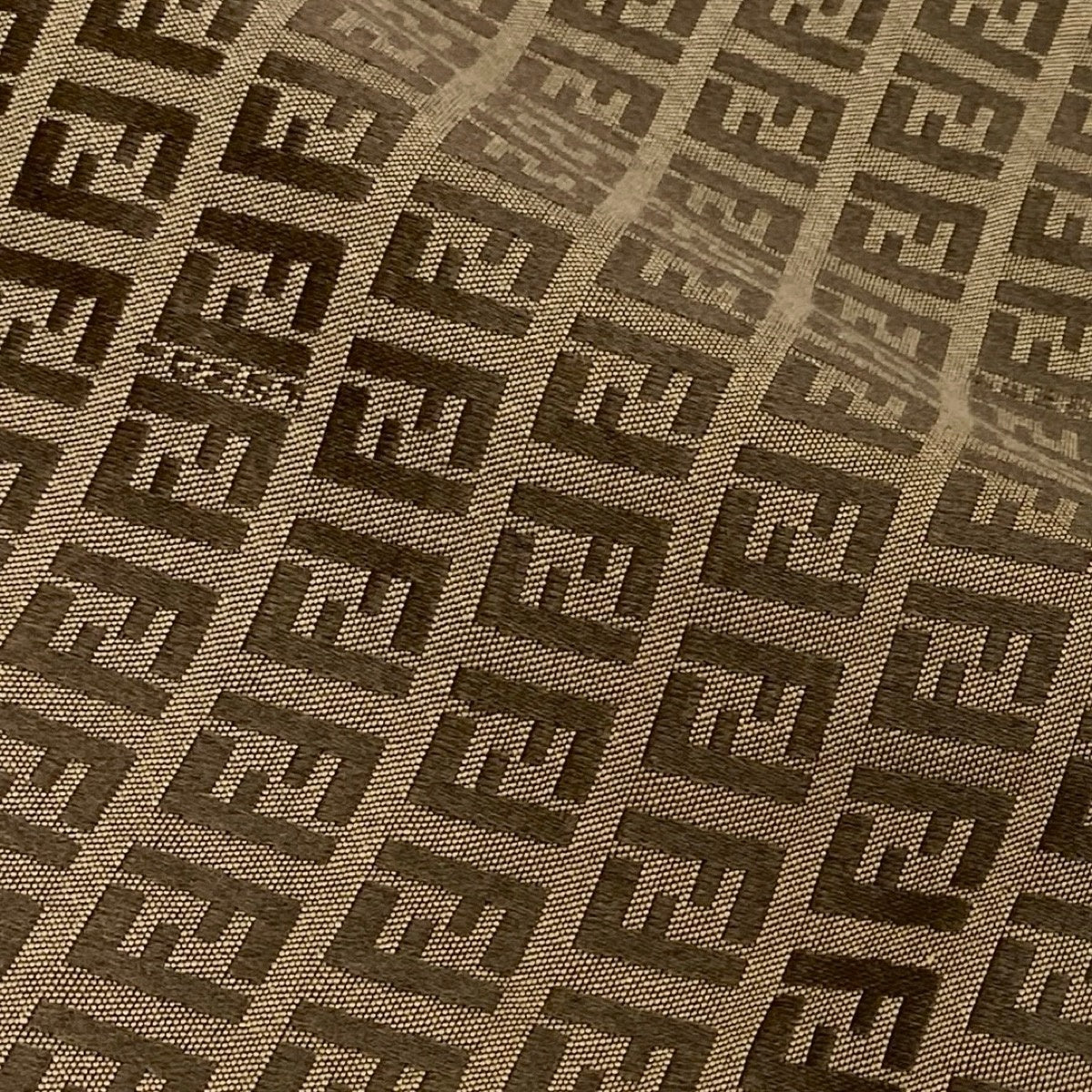 h17 【美品】FENDI フェンディ ジャケットコート ズッキーノ 42サイズ ブラウン  レディース 女性用k02i