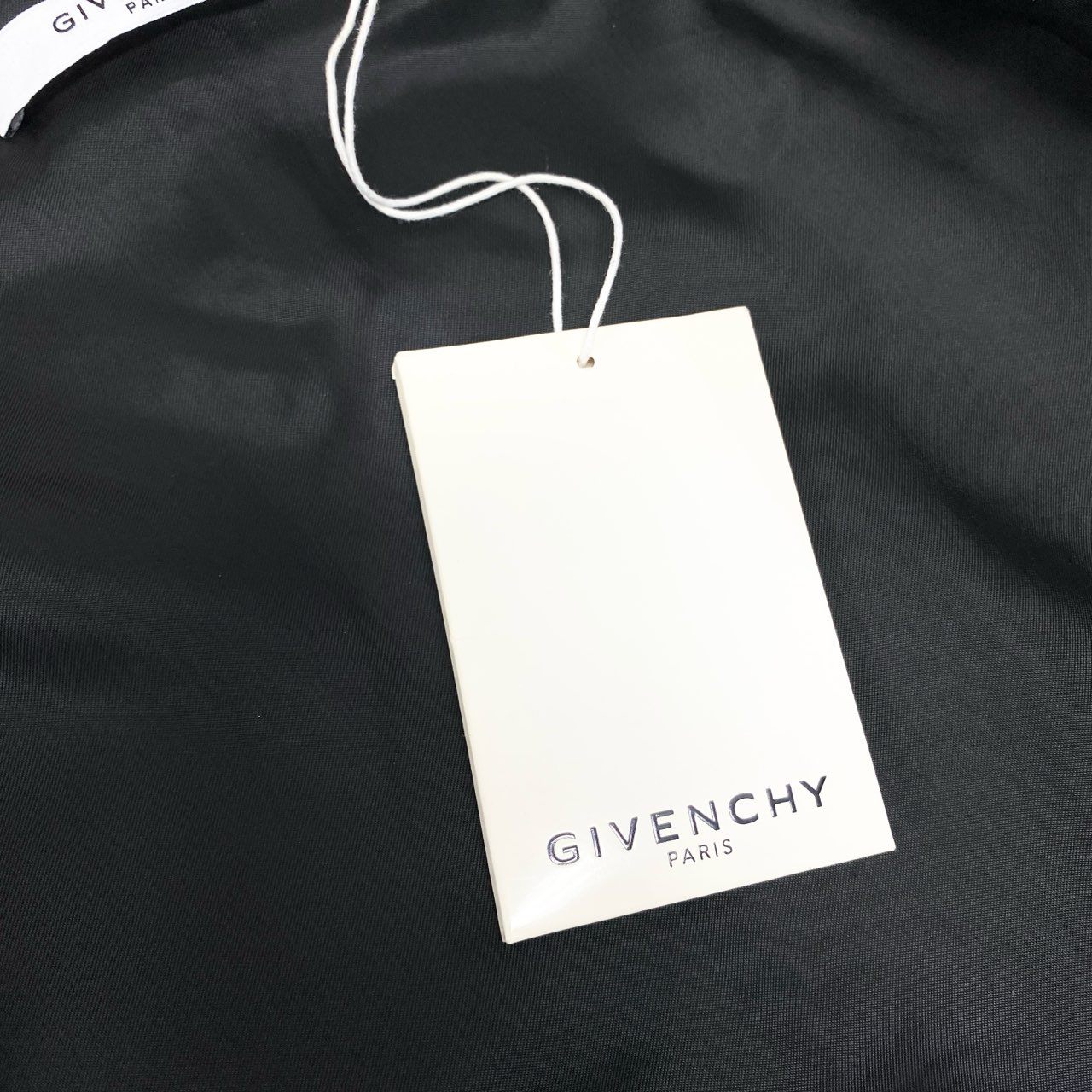 67a24 《美品》 GIVENCHY ジバンシー レザー切替 スタジャン サイズ50 ブラック レッド ボンバージャケットt18r