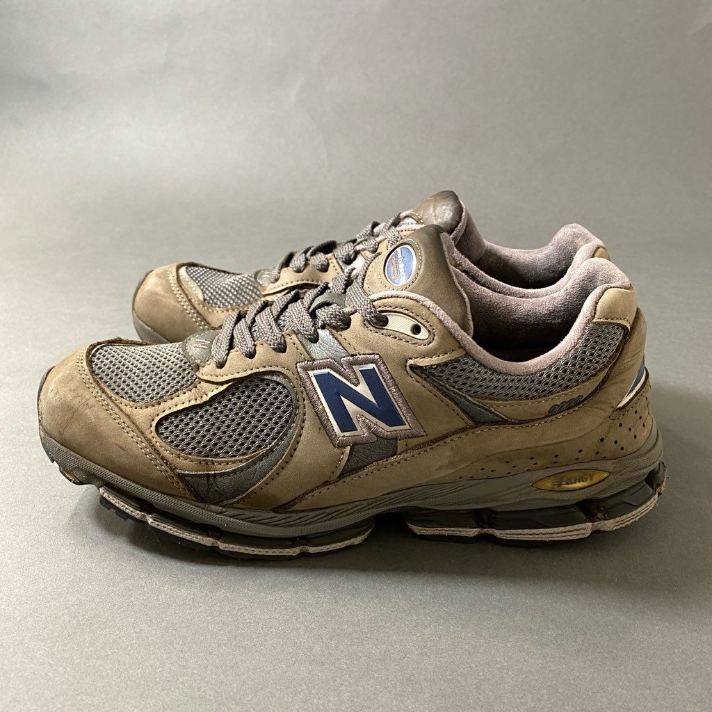 4f29 NEW BALANCE ニューバランス MR2002CU USA製 スニーカー 27cm グレー レザー アメリカ製 MADE IN USA シューズ