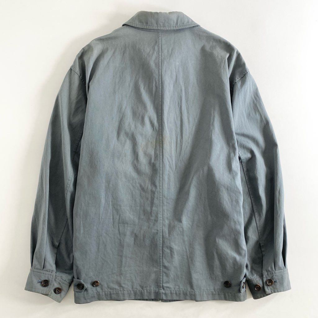 56g2 COMME des GARCONS HOMME コムデギャルソンオム AD1994 90s ジップアップブルゾン ジャケット アーカイブ ヴィンテージ 日本製 Mサイズ グリーン コットン