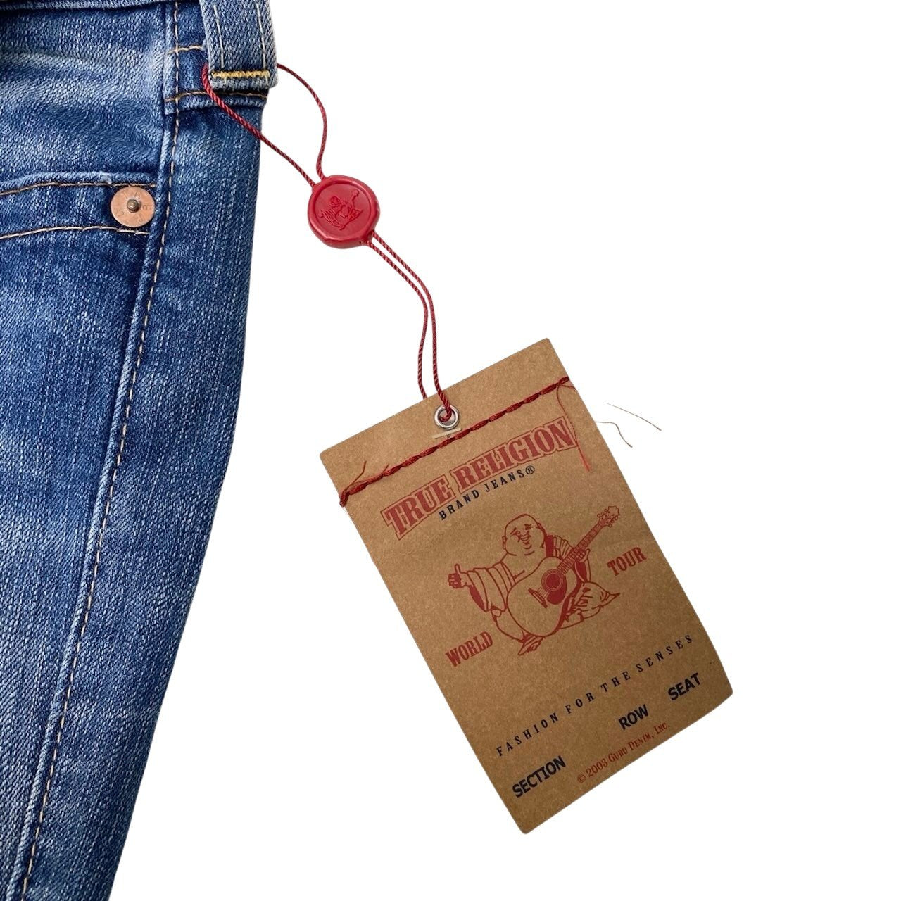 55h9 TRUE RELIGION トゥルーレリジョン フレア デニムパンツ ストレッチ サイズ24 インディゴ レディースu02t
