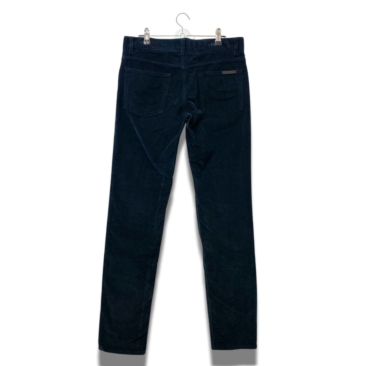 12b19 DOLCE&GABBANA ドルチェアンドガッバーナ コーデュロイパンツ スキニーパンツ ストレッチ 46サイズ ブラック メンズ 男性用u02t