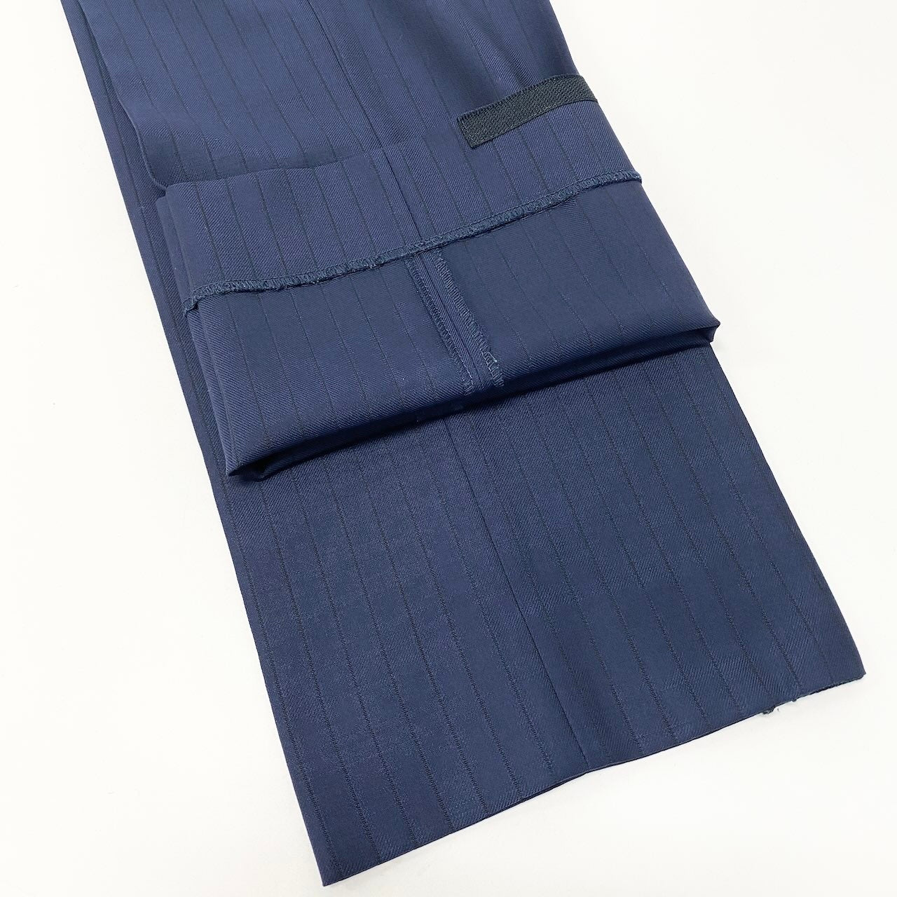 4c29 ARMANI COLLEZIONI アルマーニコレツィオーネ T LINE セットアップスーツ シングルスーツ 2B ストライプ柄 メンズ 紳士服 ビジネス フォーマル イタリア製 48 ネイビー ウール100％u02t