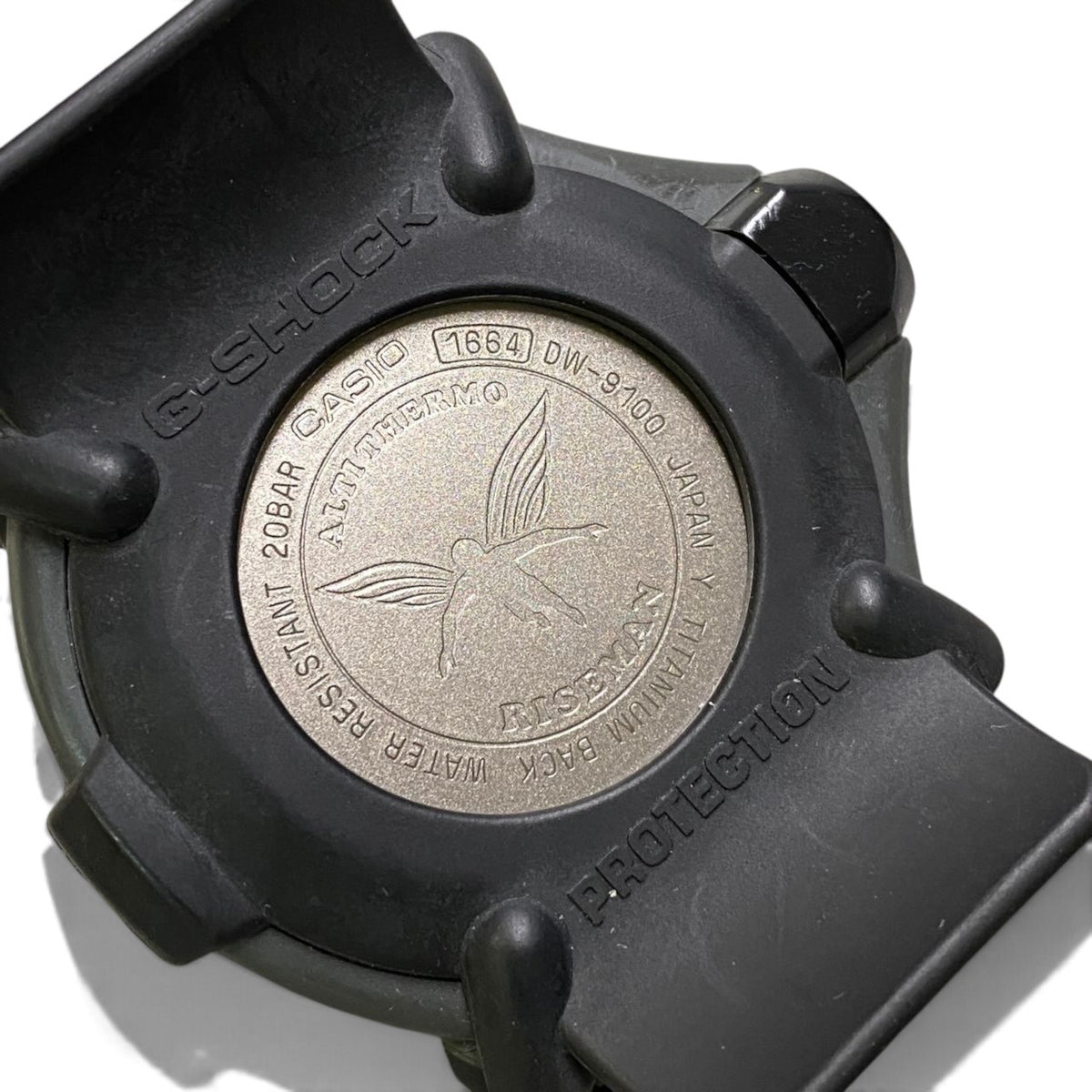 j2 CASIO カシオ G-SHOCK RISEMAN DW-9100 腕時計 ブラック イエロー メンズ 男性用u02t