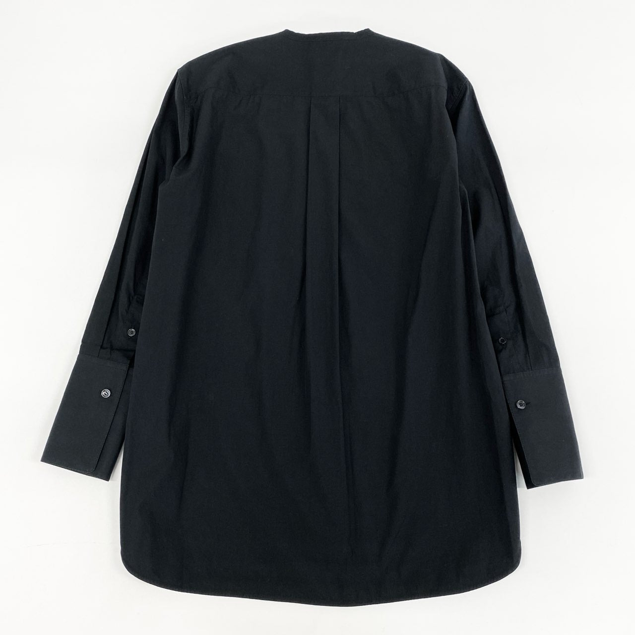 15h29 CELINE セリーヌ フィービー期 タキシードシャツ 長袖シャツ コットン ロングスリーブ 2 0CY3 / 6262 34サイズ ブラック レディース 女性用k02i