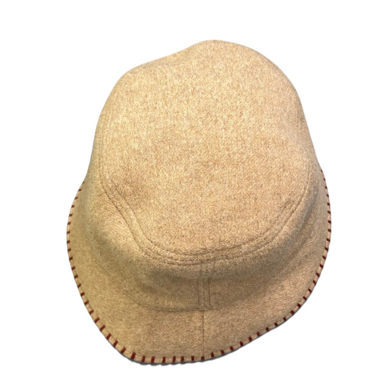 i2 【極美品】 Hermès エルメス アヴァロン ステッチ ウールハット カシミヤ混 セリエボタン H242041N サイズ57 ベージュ レディース