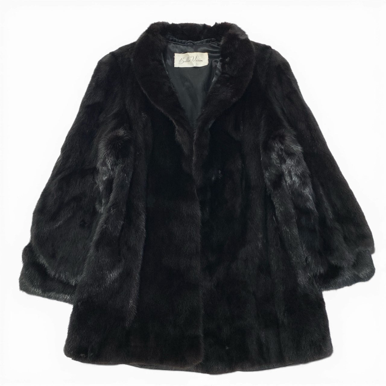 35a15 SAGA MINK サガミンク 銀サガ マホガニーミンク ロングコート サイズF ダークブラウン 最高級本毛皮 Mink Fur Coatt18r