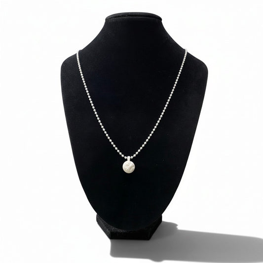 j4 CHROME HEARTS クロムハーツ CH クロスボール ラバーネックレス Cross Ball Pendant Necklace ホワイト レシート付属t18r