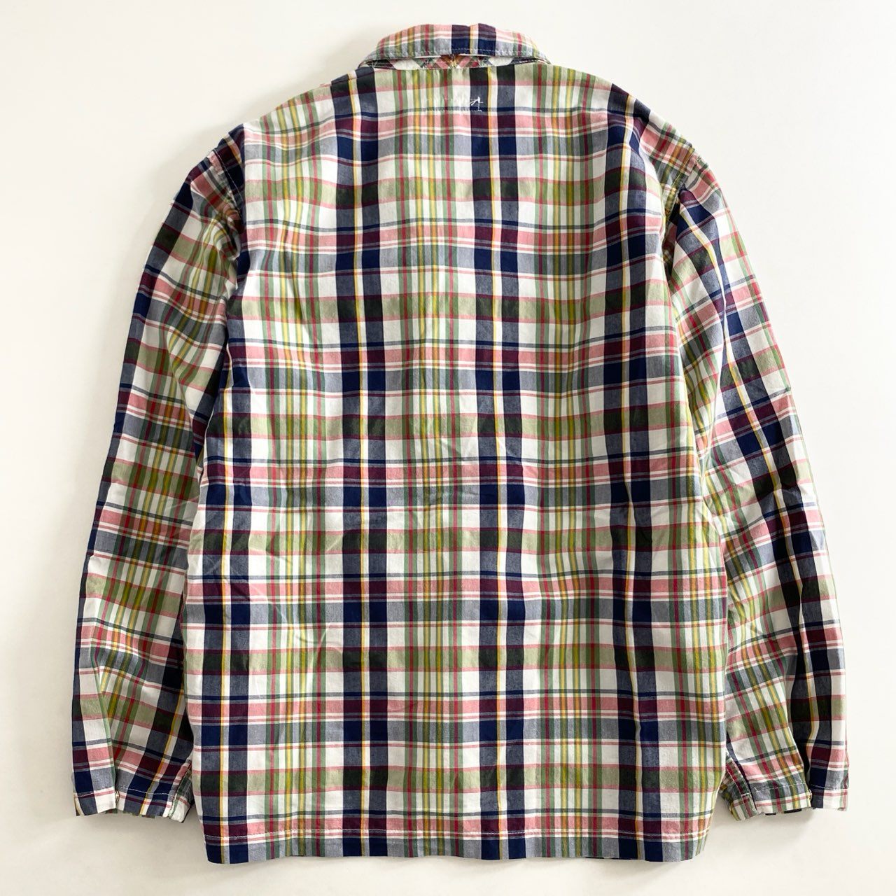 70g26 《美品》 Engineered Garments エンジニアドガーメンツ KNOCK ABOUT JACKET ノックアバウト ジャケット マドラスチェック柄 スナップボタン XSサイズ マルチカラー コットン