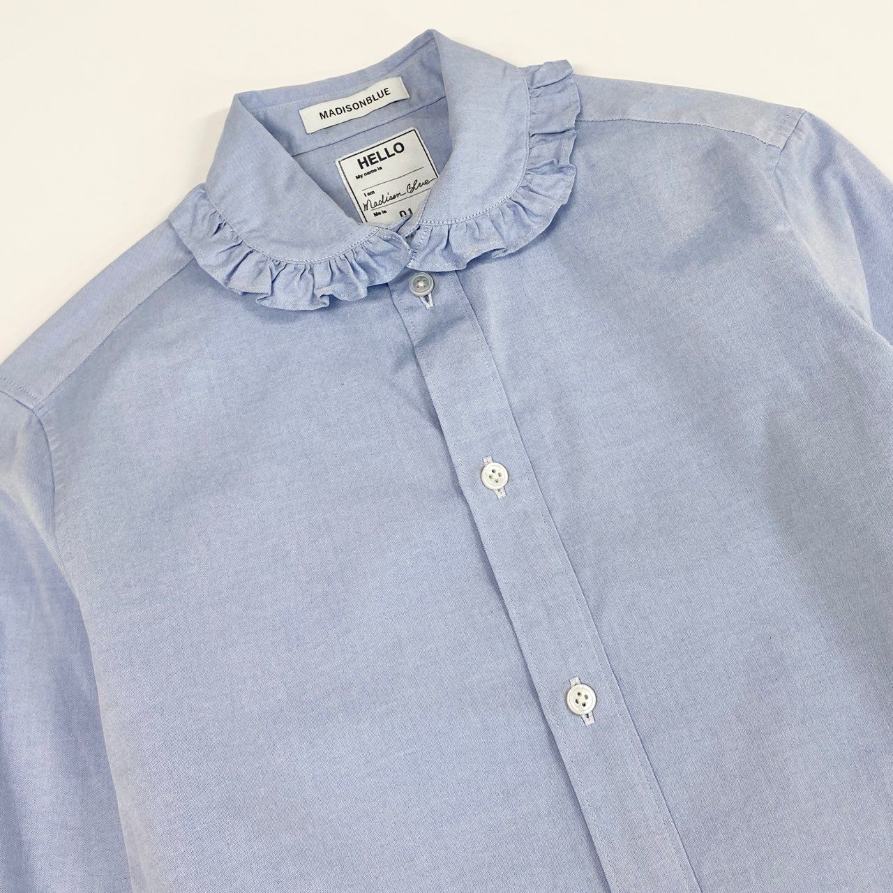 美品★ MADISONBLUE 【HPS別注】シャンブレーフリルシャツ01 v_420981_50.jpg?wid=600&hei=315
