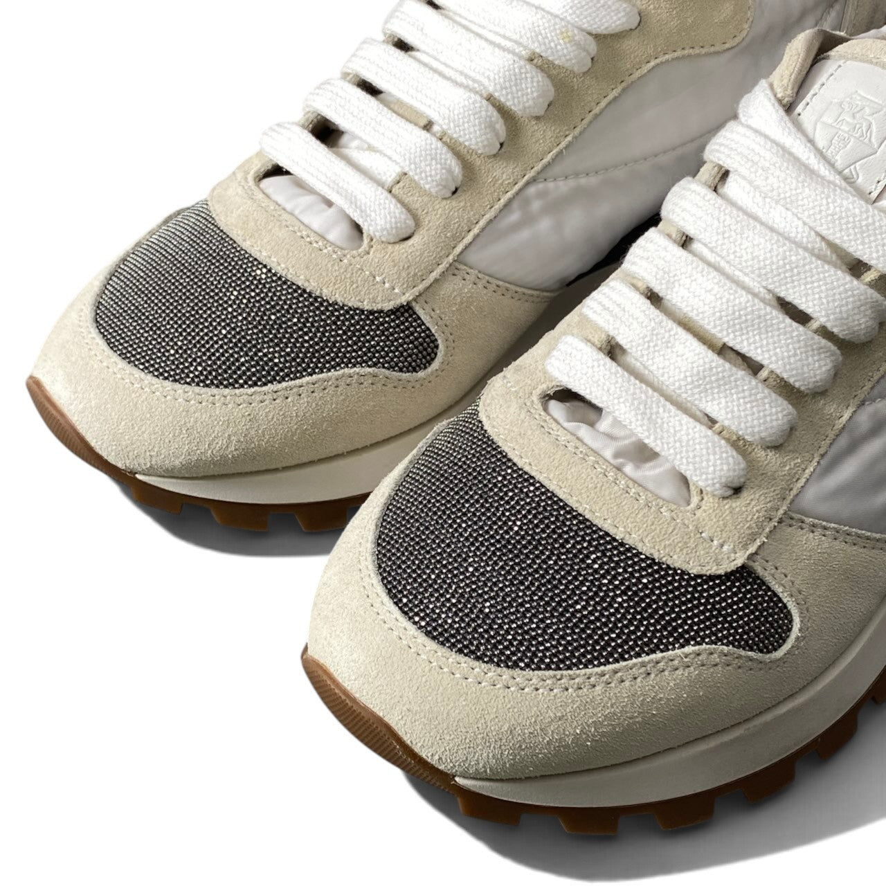 h12【新品保管品】BRUNELLO CUCINELLI ビーズデザイン スニーカー イタリア製 36サイズ レディース 女性用k02i