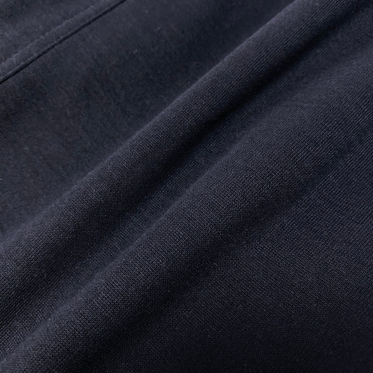 69j8 GIORGIO ARMANI ジョルジオアルマーニ レザータグ 本切羽 ストレッチテーラードジャケット サイズ50 ネイビー ブレザーt18r