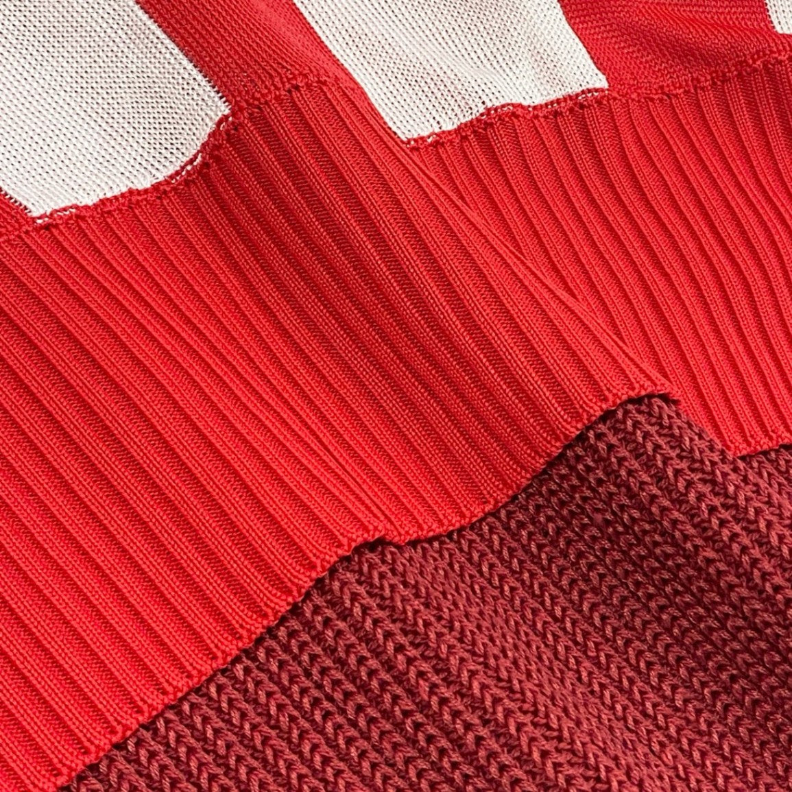 Ac6 【未使用タグ付き】定価9万 MM6 エムエムシックス メゾンマルジェラ フラッグチェック 変形ニット デザインニットセーター サイズS レディースk02i