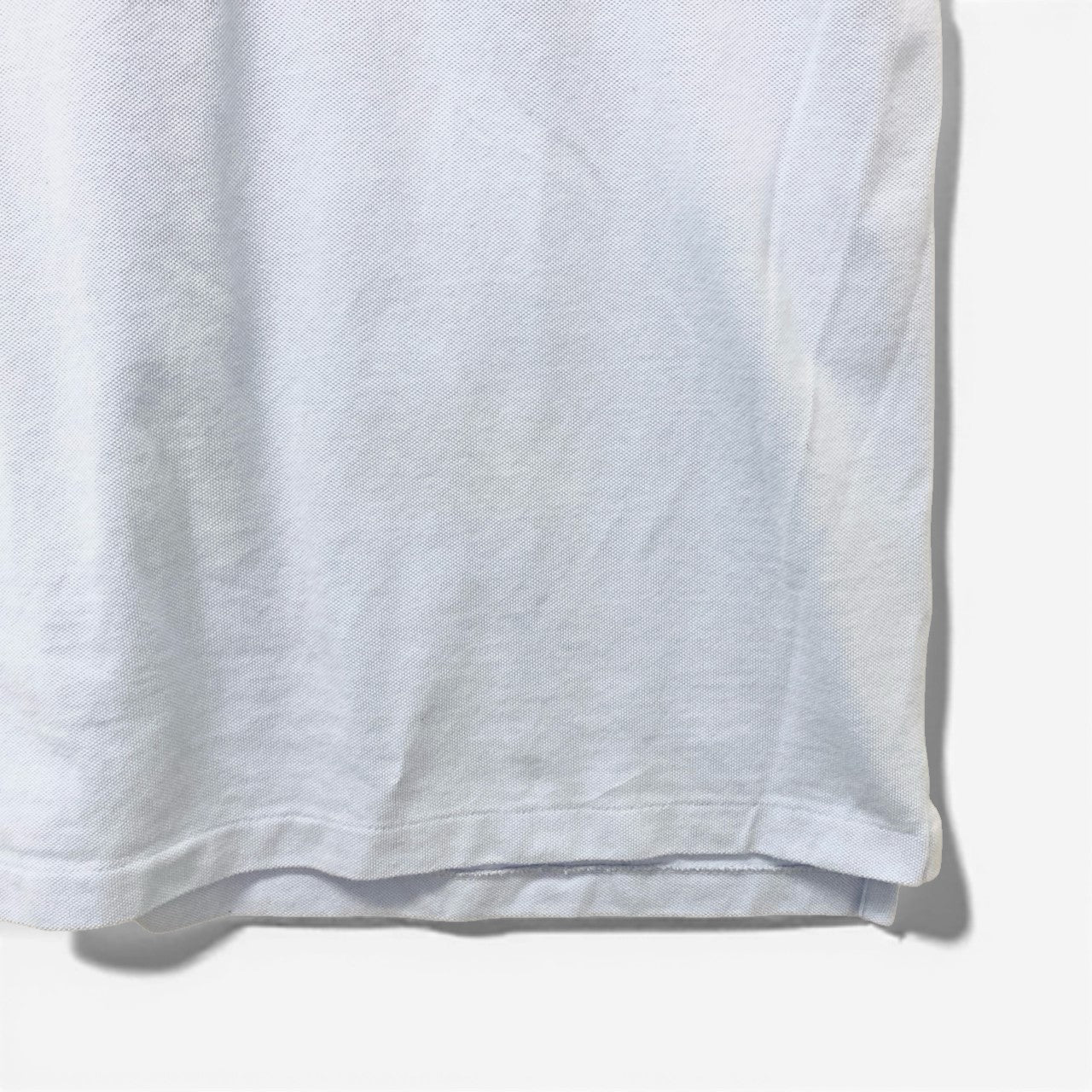 23b16 POLO RALPH LAUREN ポロラルフローレン CUSTOM SLIM FIT 半袖ポロシャツ 鹿の子 メンズ 紳士服 Mサイズ ライトブルー コットン100％u02t