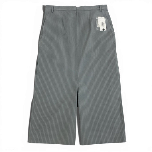 b23 【未使用タグ付き】定価8.3万円 MM6 エムエムシックス メゾンマルジェラ 2022年 スカート型 サルエルパンツ サイズ40 グレー レディース ボトムk02i