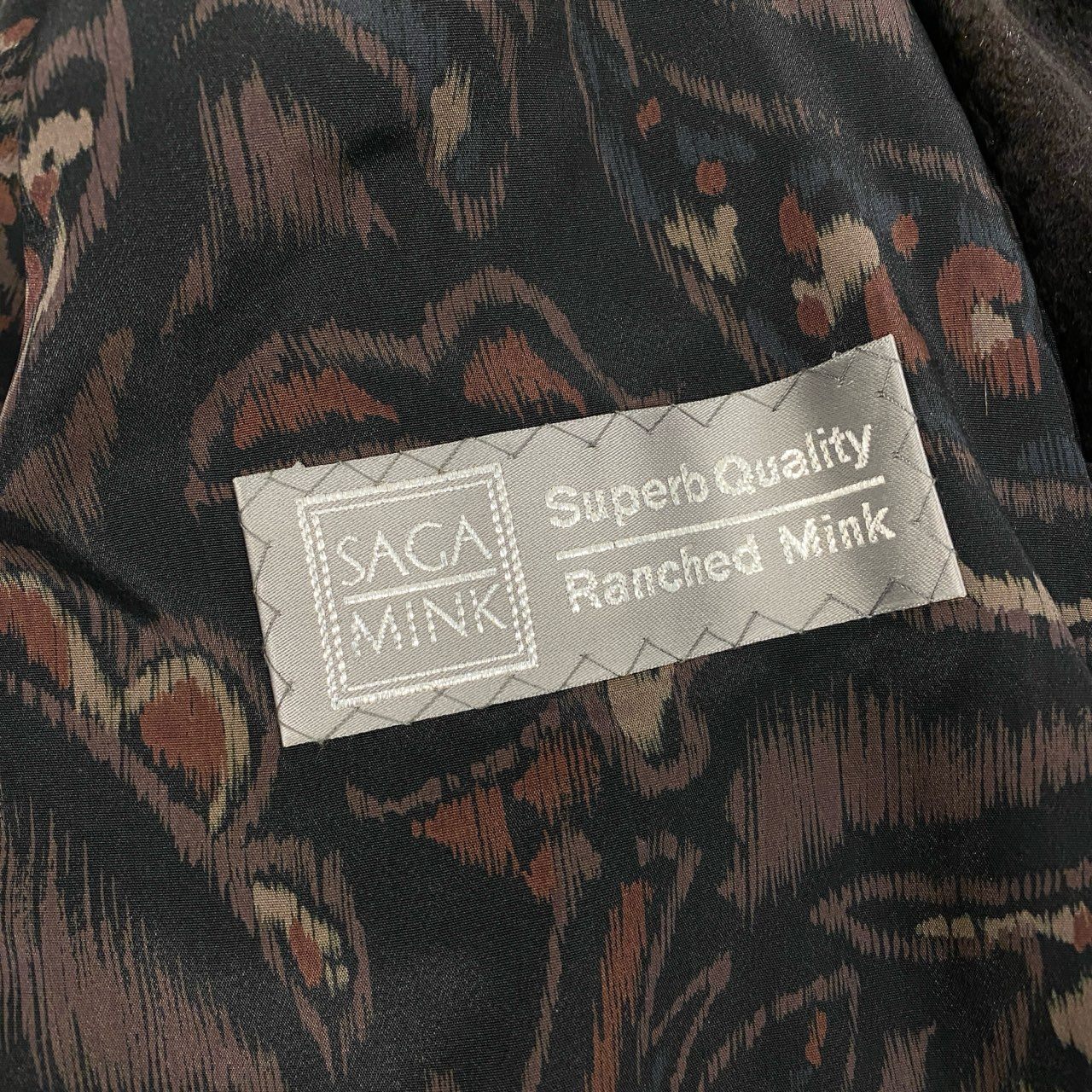 25a22 SAGA MINK  銀サガ シェアードミンク ロングコート レディース 女性用 FREE ダークブラウン系 ミンクファー 本毛皮u02t