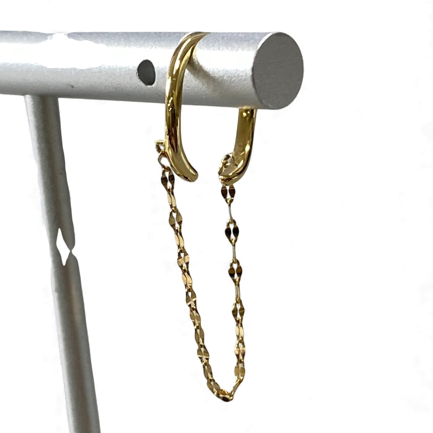 l14 4℃ ヨンドシー K10 × Silver Noble of Water イヤーカフ イエローゴールド K10 Silver ピアス アクセサリー 箱付きt18r