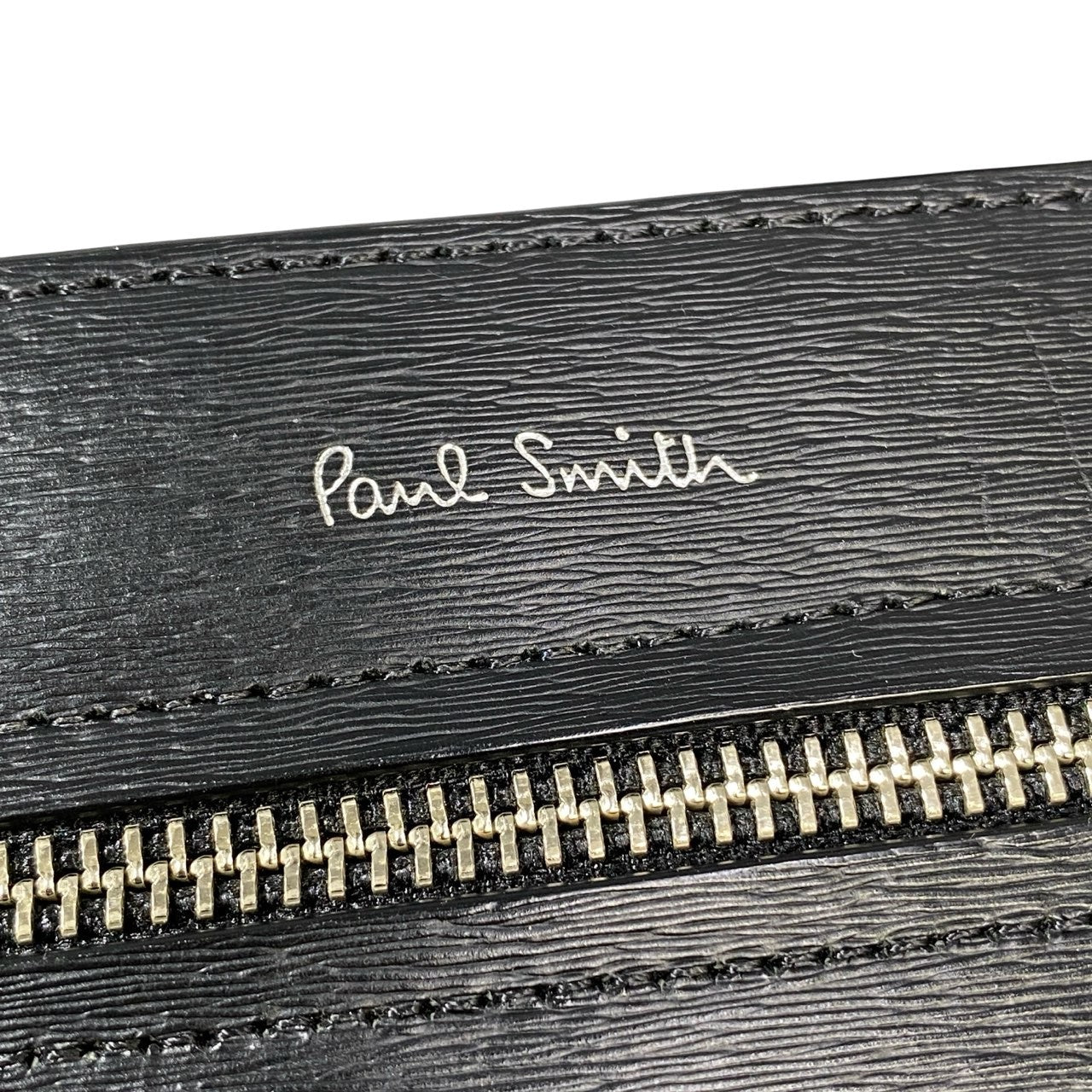 ha6《美品》 Paul Smith ポールスミス レザー クロスボディバッグ ブラック ショルダーバッグ サコッシュ 斜め掛け カバン 鞄t18r