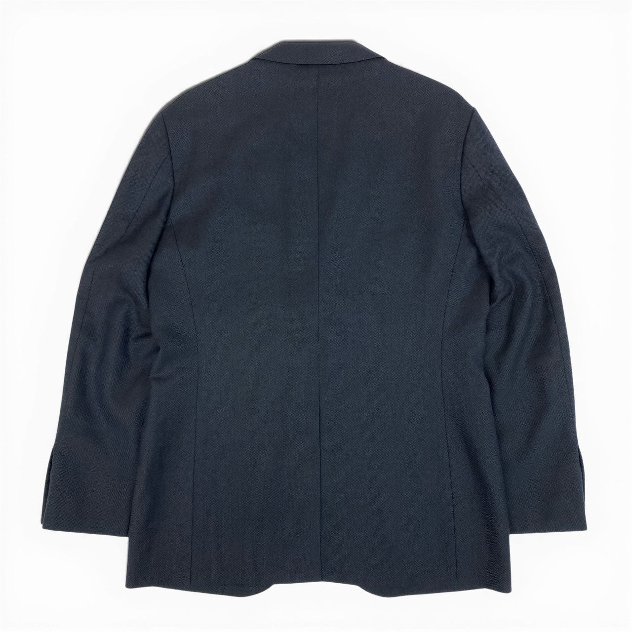 37a19 【美品】 J.PRESS Jプレス ジェイプレス テーラードジャケット アンコンジャケット ウールブレンド〇 メンズ 紳士服 サイズL ネイビーu02t