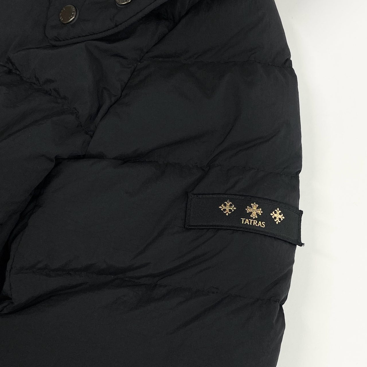 67k7 TATRAS タトラス ポリテアマ ダウンジャケット ダウンコート アウター LTA19A4694 02 Mサイズ相当 ブラック ナイロン レディースo07t