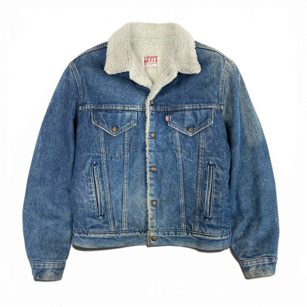 11l24 Levi`s リーバイス 96年製 90`s デニムボアジャケット USA製 vintage 706080216 38R インディゴブルー メンズ 紳士服o07t