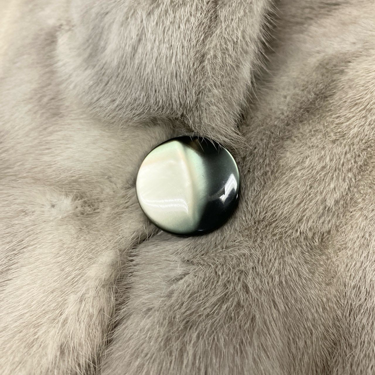 26L5 SAGA MINK サガミンク 銀サガ サファイアミンク ロングコート サイズF シルバーグレー 最高級本毛皮 MINK FUR 毛並み◎ 毛質◎t18r