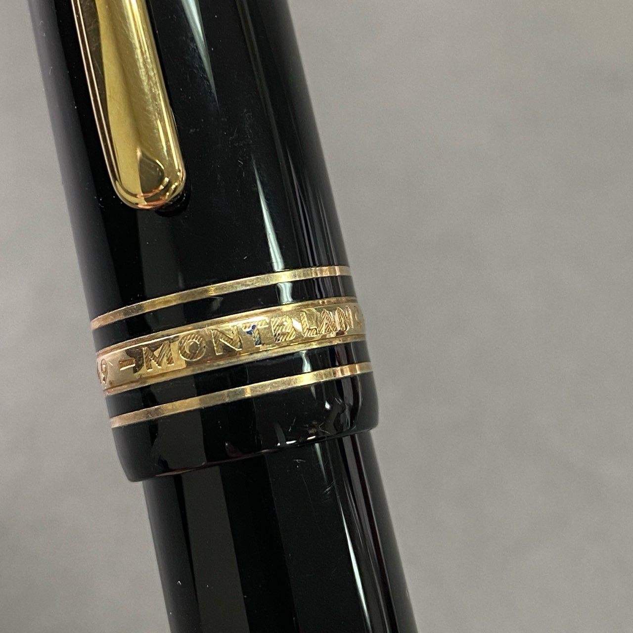 2f11 MONTBLANC モンブラン 万年筆 No.149 MEISTER STOCK 18K マイスターシュテュック ブラック 750 ペン先4810